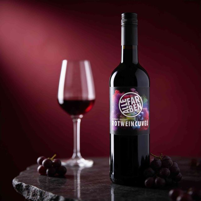 Flasche Thomas Hensel Alle Farben Kaminrot