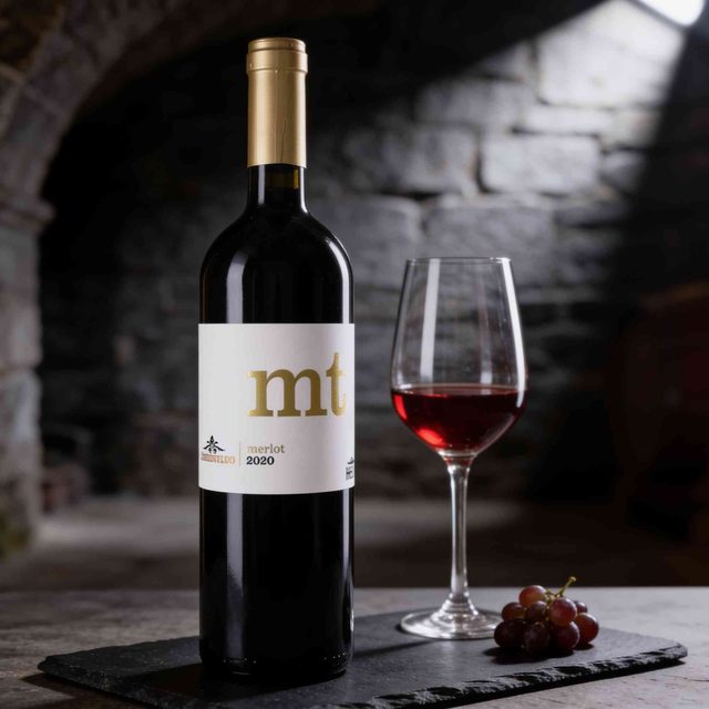 Flasche Thomas Hensel Höhenflug Merlot