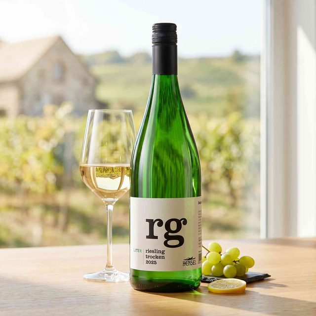 Flasche Thomas Hensel Liter Riesling